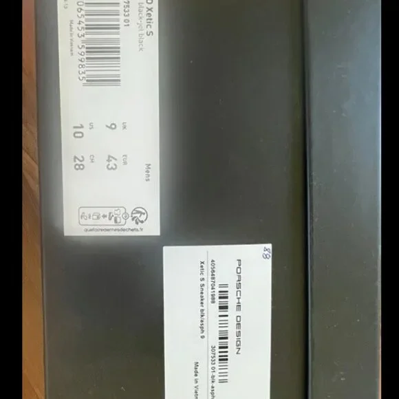 Porsche Design Sneakers: XETIC S TRAINERS (Rare)